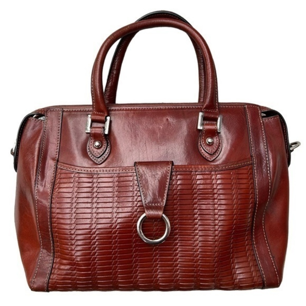 Vintage Italian 100% Leather Western Style Purse Jack George’s